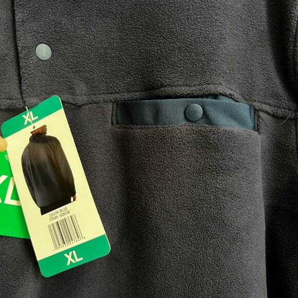 NWT! 32 Degree Navy Blue Quarter Snap Pullover - Picture 2 of 7